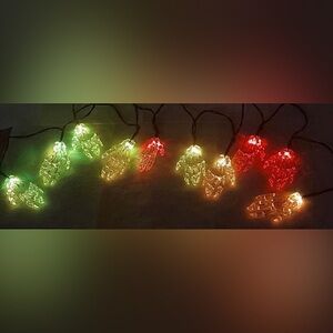 Halloween 10ct Color Changing Skeleton Hands Battery Operated String Lights